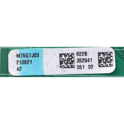 MAIN PARA TV VIZIO / NUMERO DE PARTE M75Q7J03 622B / 1P-0209X00-4010 / M75Q7J03 / 622B / DISPLAY BN96-51821A  / BN9651821A / JR754R3HA2Y / MODELO M75Q7-J03 LFTVE2KX - Imagen 2